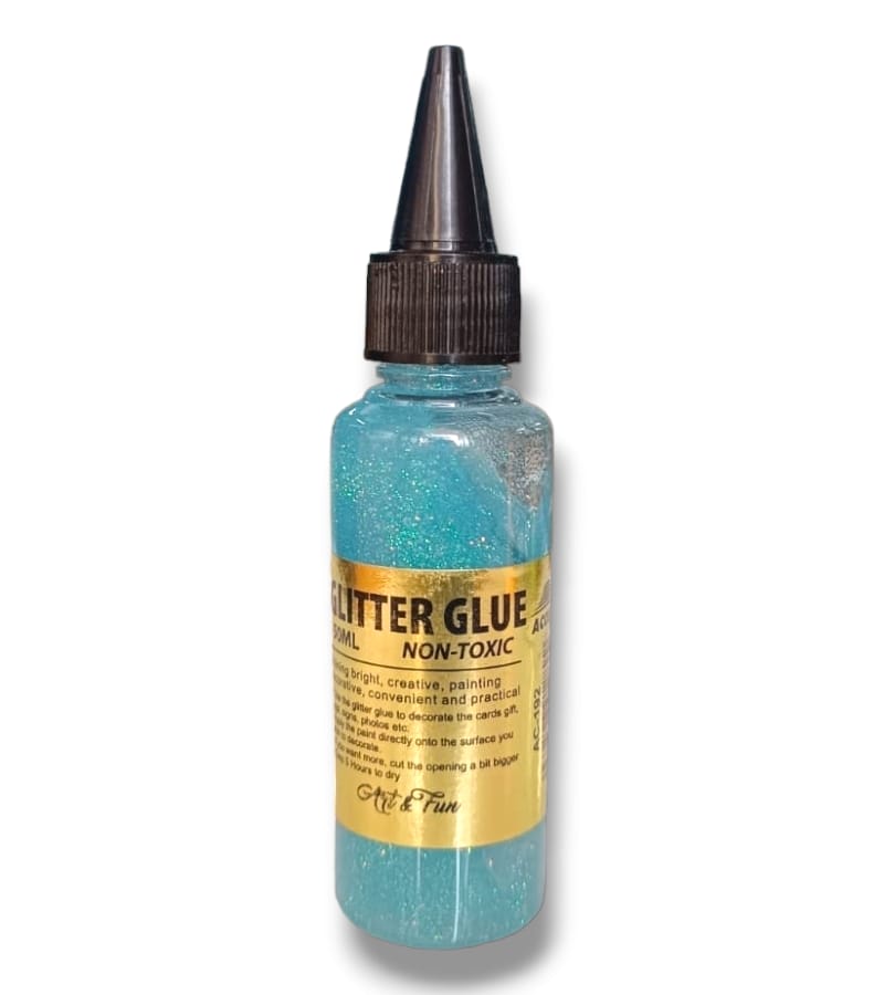 Accura 50 ml Glitter Glue – Blue Color (Set of 1)
